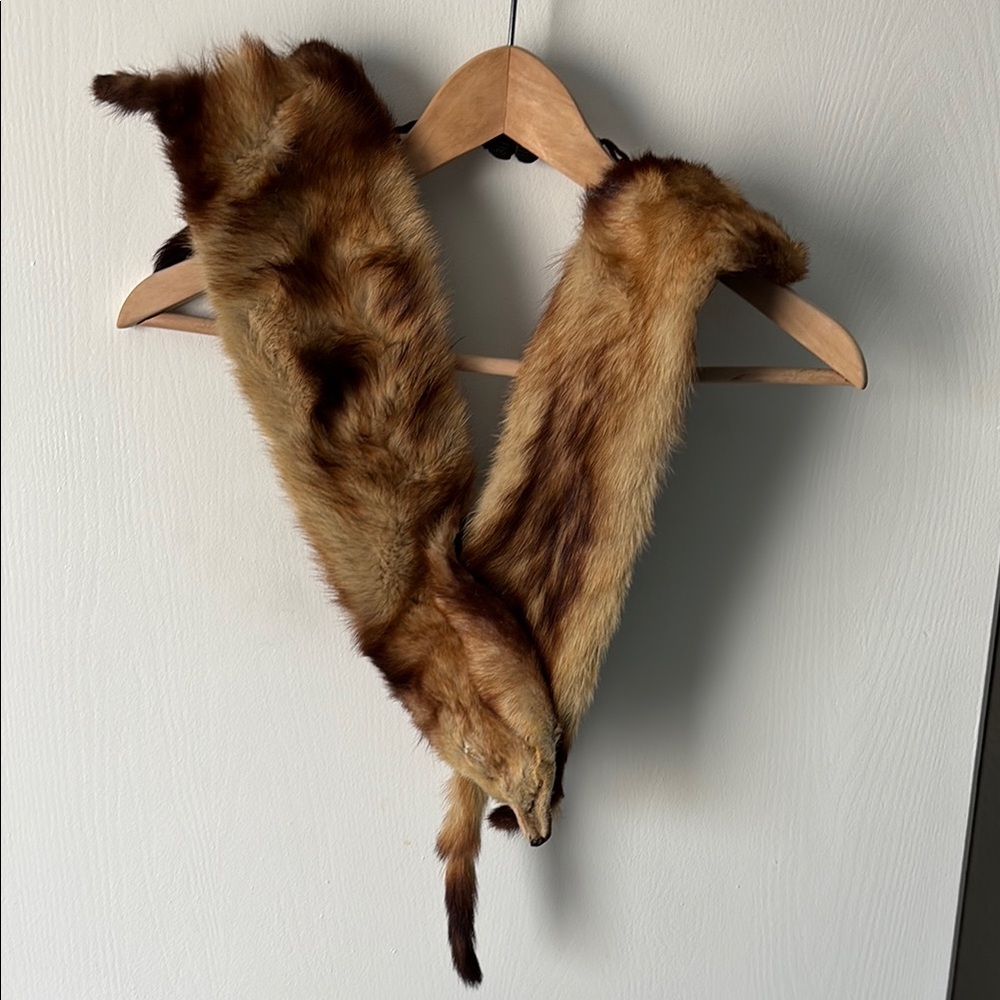 Vintage Mink Stole Wrap